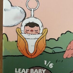 POP MART Forest Party Leaf Baby Keychain